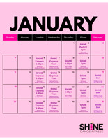 JANUARY CALENDAR
